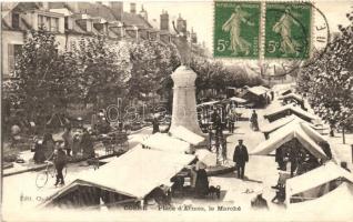 Cosne-Cours-sur-Loire, Place dArmes, Marche / square, market (EK)