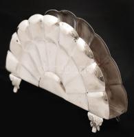 Ezüst szalvétatartó, Ag.,88,1gr., jelzett, 9x14x2cm/Silver napkin holder, Ag. 88,1gr., Marked, 9x14x...