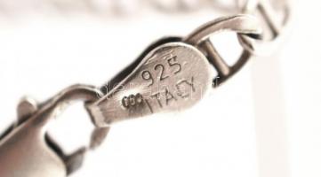 Ezüst "8" nyaklánc , Ag., 7,6gr., jelzett, 52cm/Silver necklace, Ag., 7,6gr. marked, 52cm