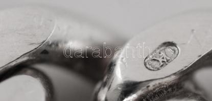 Ezüst pancer karkötő, Ag., 30,8gr., jelzett, 18cm/ Silver flat link bracelet, Ag. 30,8gr., marked, 1...