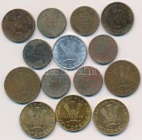 1946-1947. 2f (6x) + 1946. 10f (2x) + 1947. 20f (2x) + 1947-1950. 20f (3x) "citromsárga" s...