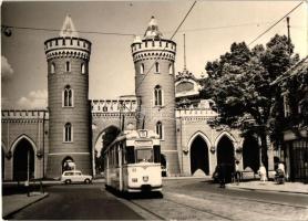 13 db MODERN városképes lap, villamosokkal, főleg német városok / 13 modern town view postcards with...