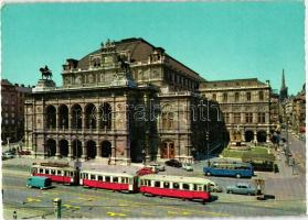 13 db MODERN városképes lap, villamosokkal, főleg német városok / 13 modern town view postcards with...