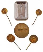 6db-os "Vöröskereszt" jelvény tétel, benne zománcozottak is T:1-,2,2-