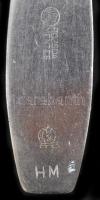 cca 1950-1955 Honvédségi evőkanál, jelzett, h: 25 cm