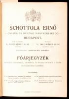 cca 1900 Schottola E.: Műszaki árjegyzéke sok-sok képpel illusztrálva, magyar-német nyelvű, pp.:647, 24x17cm