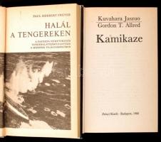 3 db II. világháborúval kapcsolatos könyv-Ludovic Kennedy: Óriások csatája. A Bismarck csatahajó üld...
