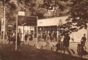 1930 Budapest, Nemzetközi Vásár, részlet a vásárról, 'Lloyd útikönyvek' hirdetés (EB)