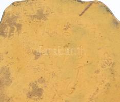 Barany Sándor jelzéssel: Néger férfi fej szobor persely (1921), kerámia, apró lepattanásokkal, cca 1...