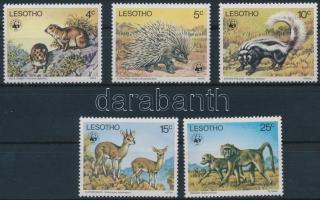 1977 WWF veszélyeztetett állatfajok sor Mi 228-232
