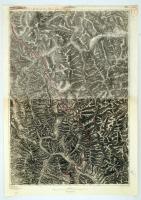 cca 1938 A Felvidéki visszacsatolás előkészületei. 60 db 1:75 000-es katonai térkép, részben a Cseh-...