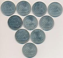 NDK 1972. 10M "Buchenwald" (10x) T:2
GDR 1972. 10 Mark "Buchenwald" (10x) C:XF