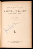 Taylor, Merlin Moore: A kannibálok földjén. Barangolás Pápua szívében. Bp., 1926, Lampel R. (A Magya...