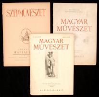 1928-1941 A Magyar Művészet és a Szépművészet c. újságok 3 db száma