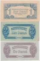 1944. 1P-1000P (8xklf) "A Vörös Hadsereg Parancsnoksága" teljes sor T:I-,II,II-,III
1944....