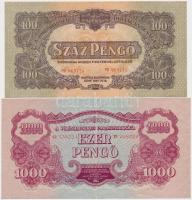 1944. 1P-1000P (8xklf) "A Vörös Hadsereg Parancsnoksága" teljes sor T:I-,II,II-,III
1944....