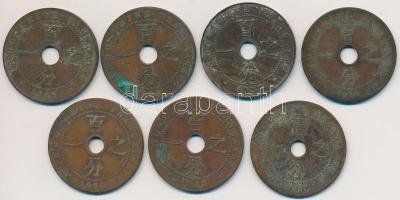 Francia Indokína 1910-1937. 1c Br (7xklf) T:2,2-,3
French Indo-China 1910-1937. 1 Cent Br (7xdiff) ...