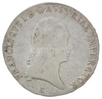 1821E 1/2 Tallér Ag "Ferenc" Gyulafehérvár (13,92g) T:3,2- Hungary 1821E 1/2 Thaler "Franz II" Karlsburg (13,92g) C:F,VF Huszár: 1957., Unger III.: 1371.b