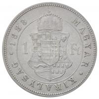 1883KB 1Ft Ag "Ferenc József / Barokk címer" Körmöcbánya T:2,2-
Hungary 1883KB 1 Forint A...