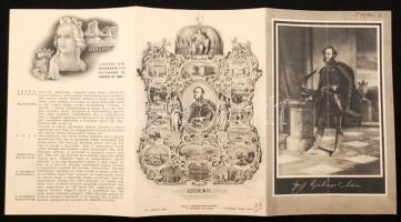 cca 1940 Széchenyi István életútja illusztráslt formában. Légrády Sándor illusztrációi leporellón