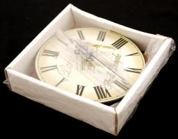 Antik hatású, modern falióra, használatlan állapotban d:12 cm