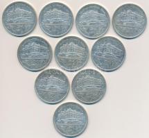 1992. 200Ft Ag "MNB" (10x) T:2,2-