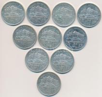 1992. 200Ft Ag "MNB" (10x) T:2,2-