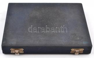 1925. "Magyar Testnevelési Főiskola" Br plakett sérült eredeti tokban (75x108mm) T:2