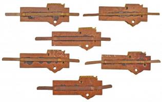 ~1975. Osztályos gépjárművezető (teherautó) jelvény (6x) T:2