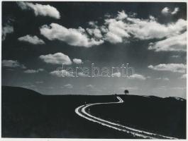 cca 1973 Gebhardt György (1910-1993) jelzés nélküli vintage fotóművészeti alkotása, 18x24 cm