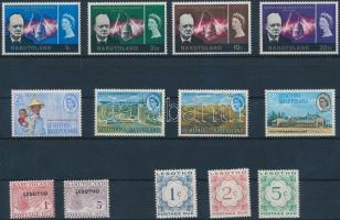 1965-1967 2 sor és 2 Portó sor, 1965-1967 2 set and 2 postage due set