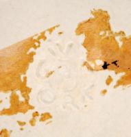 Gorka Iparművészeti Vállalatos dekoratív kerámia váza, jelzett, az alján lepattanásokkal, m: 26 cm