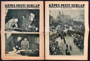 1938 2 db Képes Pesti Hírlap a felvidéki bevonulás képeivel