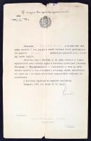 1934 Kinevezés Lázár Andor igazságügyminiszter saját kezű aláírásával
