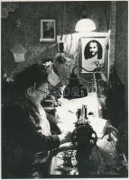 cca 1980 Budapest, Podhorny Jánosné gyógyfűző készítő mester műhelyében, Reznek Andrea 3 db felirato...