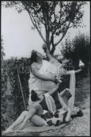 cca 1935 Bacchus imádása, Szentpál Olga tánccsoportjának szüreti jelenete, 3 db korabeli felvételről...