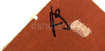 Horváth Ágota (?- ): Mozaik, vegyes technika, jelzés nélkül, farost, 35×45,5 cm