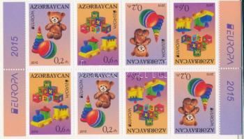 Europa CEPT, old toys stamp-booklet, Europa CEPT, régi játékok bélyegfüzet