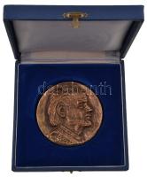 Pálffy Gusztáv (1942-) 1982. "Kodály Centenárium Kecskemét" Br plakett eredeti tokban (85m...