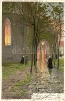 Nieuwpoort, Nieuport; Eglise / church, La Belgique Pittoresque edition artistique 20-48. litho (EK)