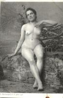 Erotic nude lady, S. Recknagel, C.S. phot 548. (r)