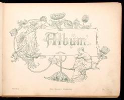 cca 1897 Emlékkönyv az 1890-es évekből