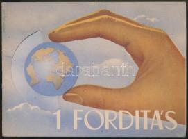 cca 1940 Standard rádió képes reklám katalógus, mechanikus borítóval 12 p