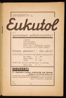 1932 Evezős Európabajnokságok Budapest. Részletes programfüzet a résztvevők felsorolásával, reklámok...