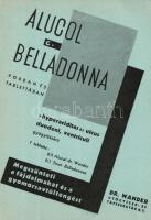 Alucol c. Belladonna, megszűnteti a fájdalmakat és a gyomorsavtúltengést; Dr. Wander gyógyszer- és tápszergyár Rt. / Medicine advertisement