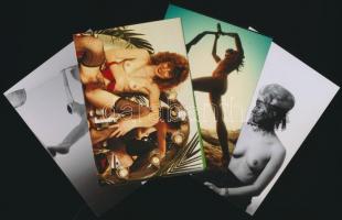 cca 1980 Erotikus fényképek vegyes tétele, 8 db modern nagyítás korabeli negatívokról, 9x13 cm /
cc...