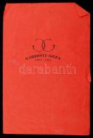 1938 Gárdonyi emléklap az író hű olvasójának kiállította Gárdonyi fia. Bélyegzett aláírással. Hiányo...