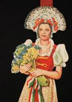 Kis érdekesség tétel: Reklámnyomtatványok, fára festett kép, zeppelin, bemutatkozó reklámnyomtatvány