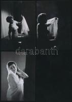 cca 1965 Az igazság szobra, 9 db finoman erotikus fénykép modern nagyításban, 13x9 cm /
cca 1965 9 ...