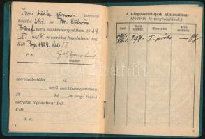 1939 2 db fényképes cserkészigazolvány, az egyik zsidó személy részére kiállítva